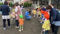 移動動物園が来てくれました。